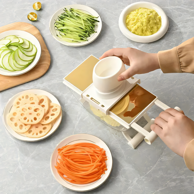 Cortador de Verduras Transparente: Eficiencia y Precisión en la Cocina