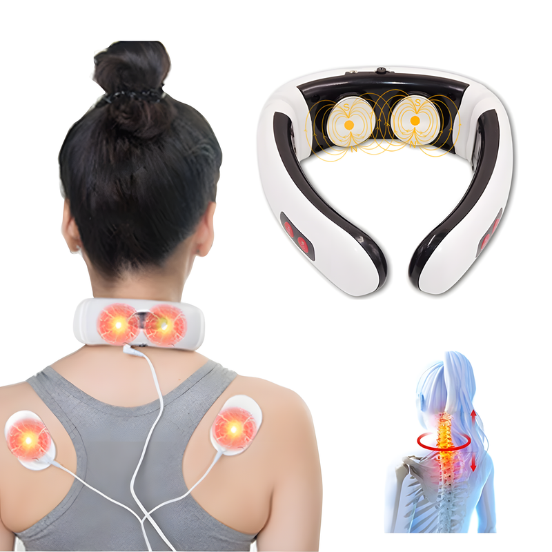 Masajeador Cervical Portátil - Alivio y Relax en Cualquier Lugar