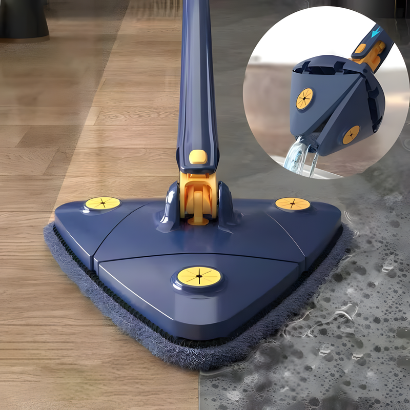 Trapeador Triangular Extensible 360° - Limpeza Prática e Eficiente para Cada Canto