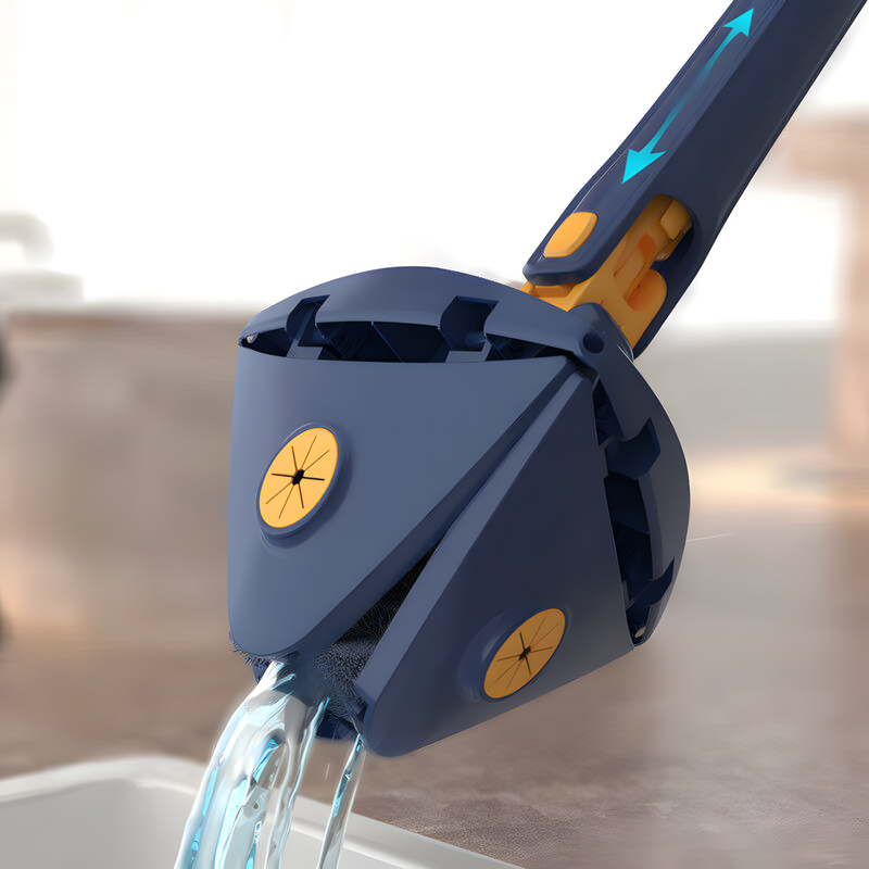 Trapeador Triangular Extensible 360° - Limpeza Prática e Eficiente para Cada Canto