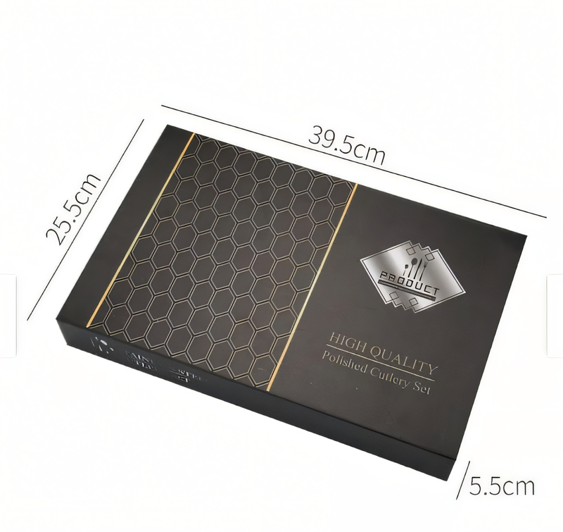 Set de Cubiertos de 24 Piezas en Acero Inoxidable – Elegancia y Durabilidad para Tu Mesa