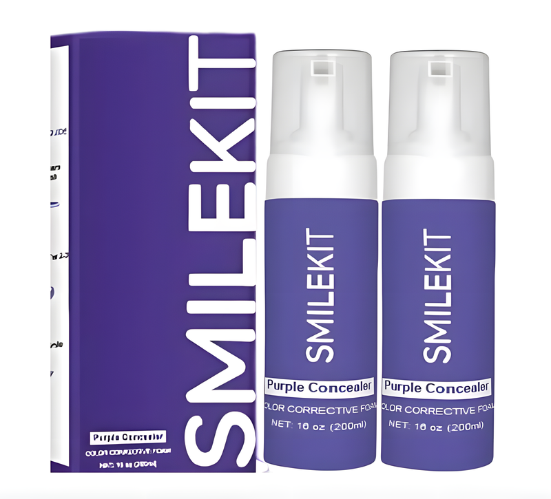 SMILEKIT - Kit Blanqueador Dental en Espuma (2 Frascos)