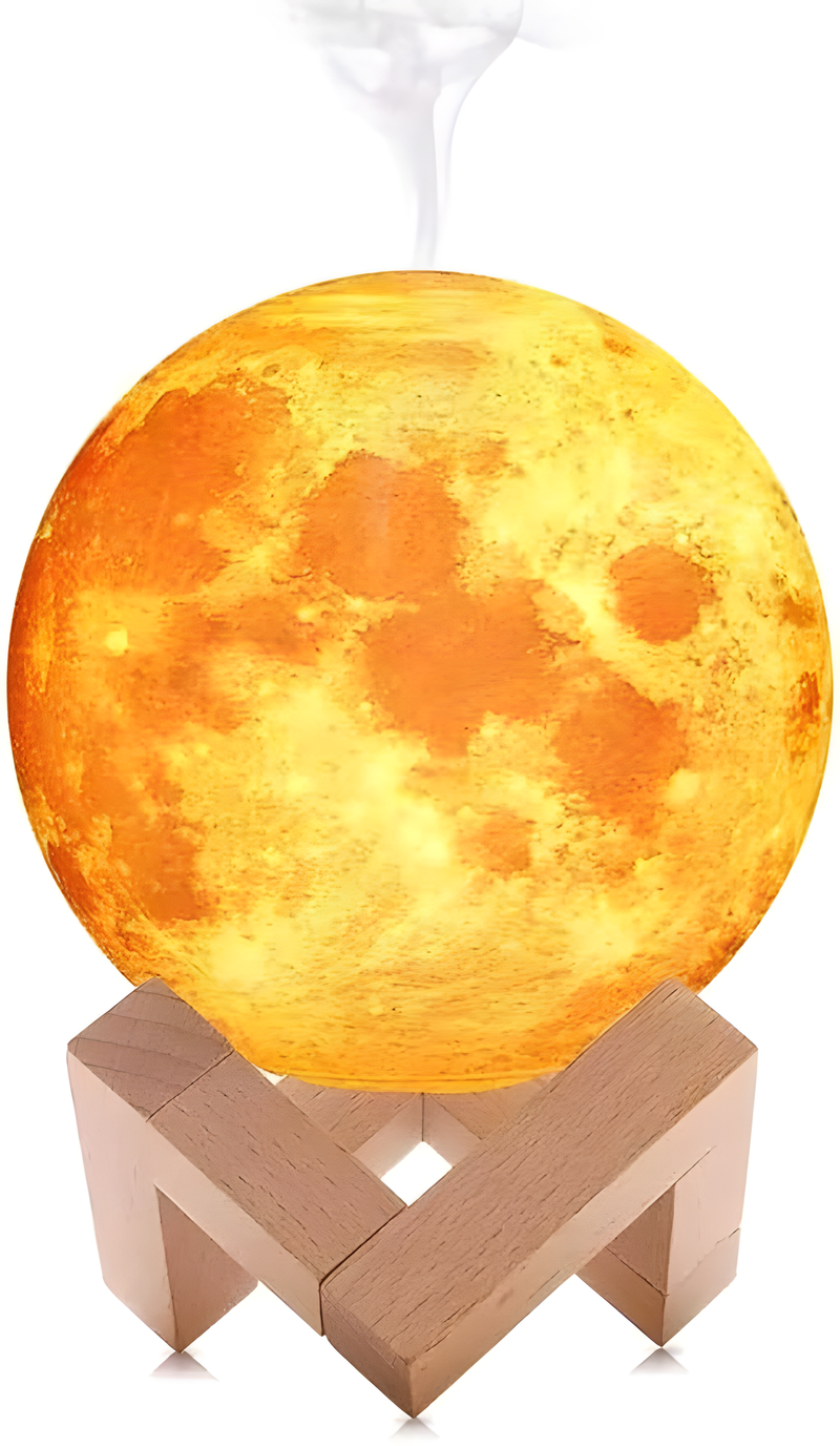 Humidificador de Mesa Luna - Súper Silencioso con Gran Capacidad y Luz Nocturna