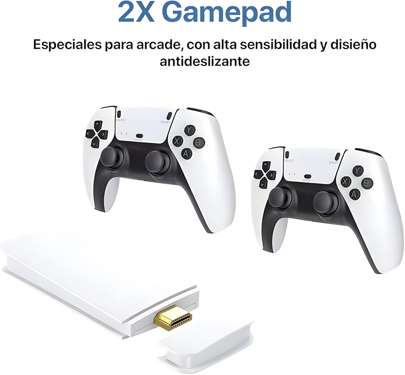 Video Game Stick M15 Pro - Consola Retro de Alto Rendimiento con 20,000 Juegos