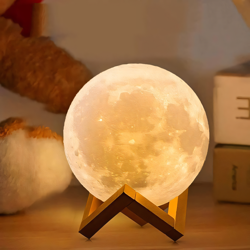 Humidificador de Mesa Luna - Súper Silencioso con Gran Capacidad y Luz Nocturna