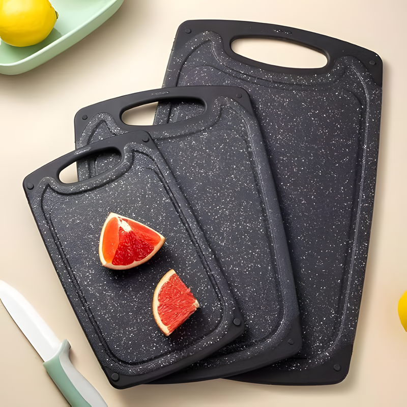 Set de 3 Tablas de Corte Antideslizantes – Durabilidad y Funcionalidad en la Cocina