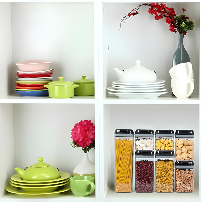 Set de Herméticos para Alimentos - 7 Piezas: Frescura y Organización para tu Cocina
