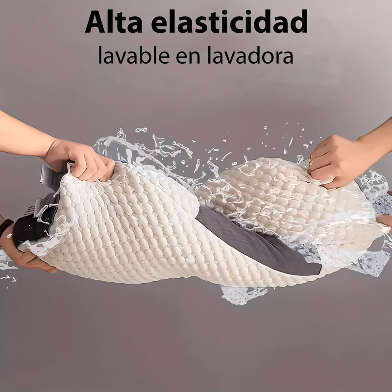 Set de 2 Almohadas Ortopédicas 3D de Algodón – Comodidad y Soporte Cervical